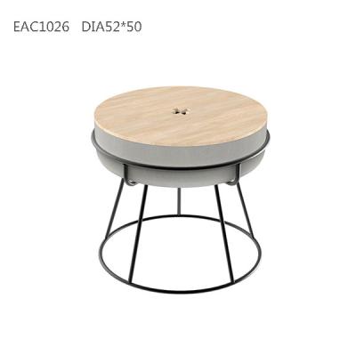 China Homemade Concrete Stool round Metal Standing Eco - friendly 52 cm × 50cm for sale