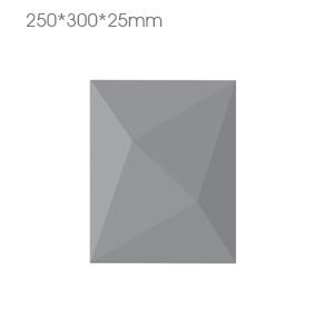 China Dark Grey Concrete Decorative Brick Interior Wall Decoration 30cm × 25cm × 2.5cm for sale