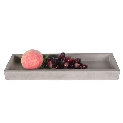 China Fruit decorative serving trays / Concrete rectangular serving trays FDA for sale