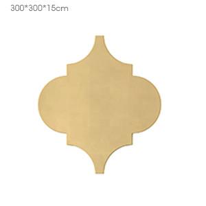 China Yellow decorative cement blocks / garlic shape interior brick wall decor for sale