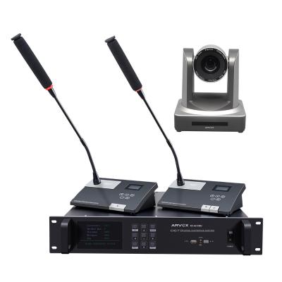 China Gooseneck PA Conference Room Auto Routing Optional Audio Cable Meeting System for sale