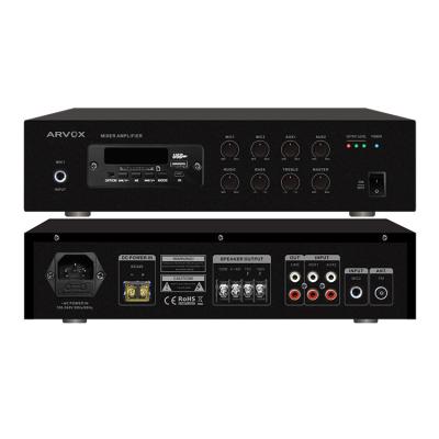 China BT/usb/Mp3/live PA34 class d powered PA 100v music bgm dc24v mixer amplifier 60/120/240/500/650 watt power for sale