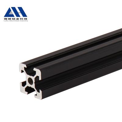 China Industry 2020 Color Aluminum V-slot Black Stain Aluminum Profile Profile for sale