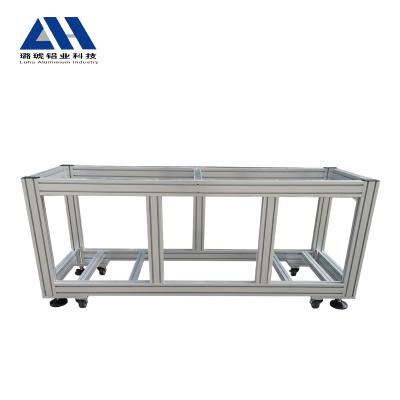 China Durable Custom 8080 Aluminum Mask Machine Frame Extrusions Profile for sale