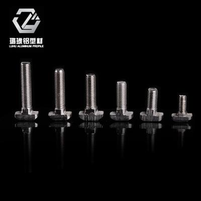 China Flat sale in bulk accessories t shape screw for aluminum profile for sale