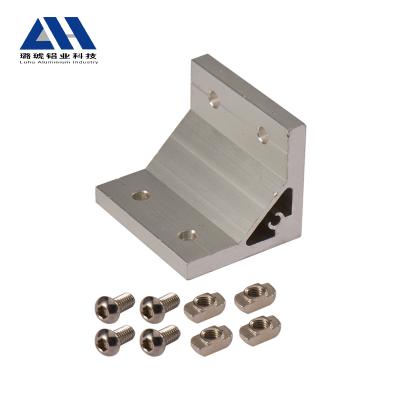 China Life hot sale aluminum profile angle, 90 degree angle aluminum extrusion connector for sale