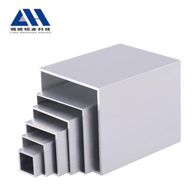 China China Manufacturer Supply Various Sizes Industrial Square Aluminum Tube Fields Aluminum Pipe for sale