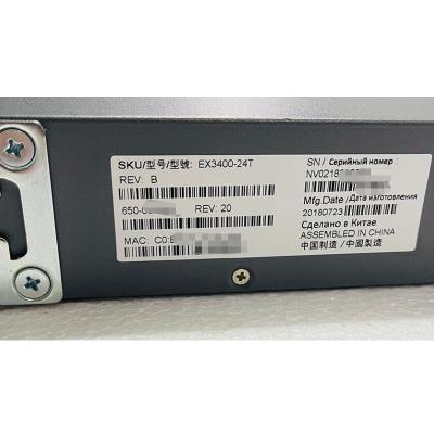 China LACP Ju NI Per Port 10/100/1000BaseT, 4 x 1/10G SFP/SFP+ Switch EX3400-24T EX3400 24 *N for sale