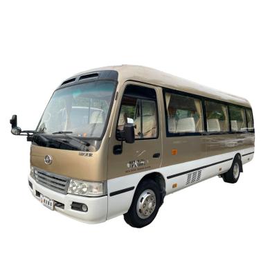 China King Long 23 Seats Used Mini Coaster Model Bus Port Drive Price Preference < 4L for sale