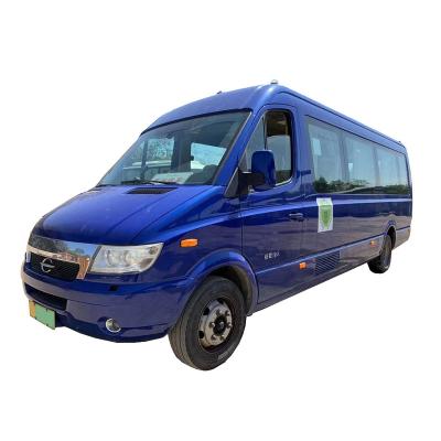 China Long River 8.1m used long distance electric used coach bus 19 seater van JAS70-D2-R / JAS70-D2-R for sale