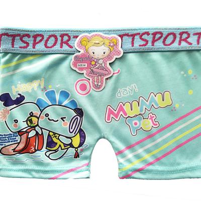 China Breathable Summer new cute cartoon girl underpants milk silk comfortable breathable low waist boxer briefs for sale