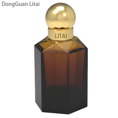 China New Hot Selling Unique Design Perfume Bottle 50ml 75ml Zamac Glass Perfume Bottle for sale