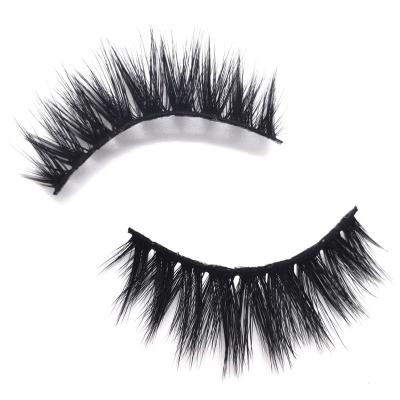 China Fake Natural Look Mink Eyelashes Full Strip Lashes Of 8D Effect And Affordable 8D 8mm 15mm With Diamond Cases For Fashion Trend For Party for sale