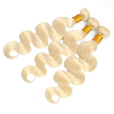 China Can be dyed factory direct supply Europe and America Brazilian fashion 613 wigs hair extension blonde wave wig body hair for sale