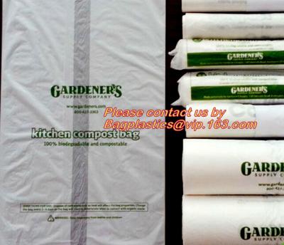 China Manufacture customized compostable plastic bags custom all kinds of bio plastic bag, Recycle kitchen the pack 100 biodeg for sale