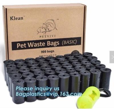 China El bolso biodegradable amistoso multicolor de limpieza del impulso del perro de Eco, limpieza del excremento del animal doméstico, fuentes de limpieza del perro Eco modifica para requisitos particulares en venta