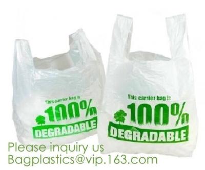 China La basura abonable amistosa de Eco empaqueta los bolsos de basura biodegradables del 100% hechos de la maicena, bolsos de basura biodegradables de los bolsos en venta