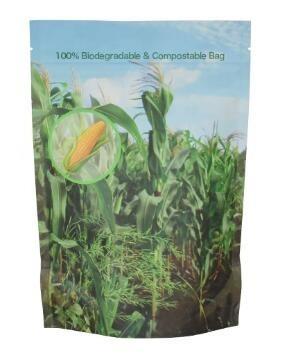 China eco friendly Custom Printed 100% Biodegradable food packing bag shopping pla filament bags block bottom coffee pack bags for sale