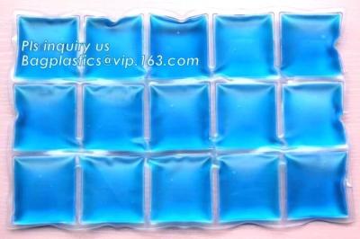 China la bolsa de hielo reutilizable de la inyección de hielo del paquete biodegradable del bolso para la compresión fría, bolso de hielo reutilizable del gel aisló el hielo frío seco en venta