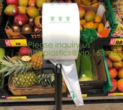 China Bolso de la producción de la comida, bolsos de la producción de la fruta, bolsos biodegradables biodegradables del impulso del perro del perro el 100% de los bolsos de los bolsos abonablees del paquete el 100% en venta