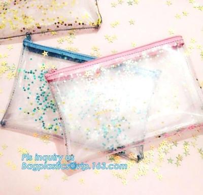 China Zipper Sliders Zip Lock Vinyl PVC Bags for Cosmetics Medicine Many Uses, Promotional Clear Vinyl Zipper Bags, slider zip for sale