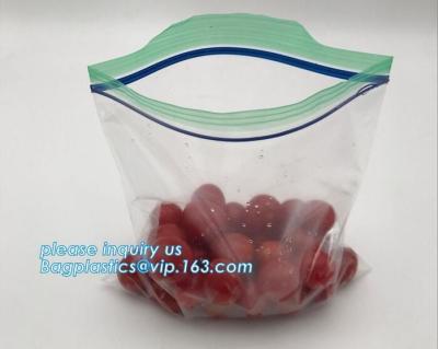 China custom products food grade clear matte stand up  storage bags food safe plastic storage bags, grip seal bags, grip for sale