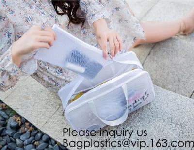 China Pequeños bolsos del almacenamiento para el bolso claro transparente cosmético del PVC del viaje de la bolsa de la cremallera del maquillaje, claro lindo Tr de la prenda impermeable del bolso del maquillaje en venta