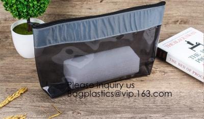 China Bolso cosmético olográfico del PVC de la bolsa de la cremallera del cepillo del maquillaje del brillo, bolsa promocional del viaje del bolso cosmético, bagease, bagplasti en venta