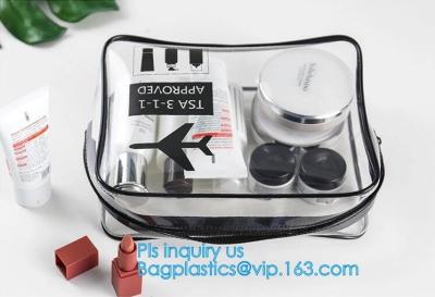 China El viaje de impresión de encargo del bolso del maquillaje del pvc del bolso cosmético de lujo, bolso de la cremallera del pvc del viaje del bolso del maquillaje, viaje promocional del PVC hace en venta