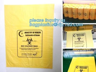 China Bolso de la autoclave/bolso médico de la autoclave/bolso del espécimen de la autoclave, bolsos de la sangre, bolsos médicos plásticos/biohazard b plástico de k en venta