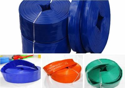 China PVC reinforced hose / PVC lay flat hose pipe, Agriculture Irrigation Hose Supplier PVC Lay Flat Hose for sale