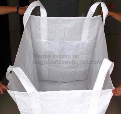China la tonelada a granel grande pp del bolso 1,5 el bulto grande tejido FIBC empaqueta el saco estupendo de la harina de trigo del grano, bul grande tejido los pp a prueba de humedad de la categoría alimenticia en venta