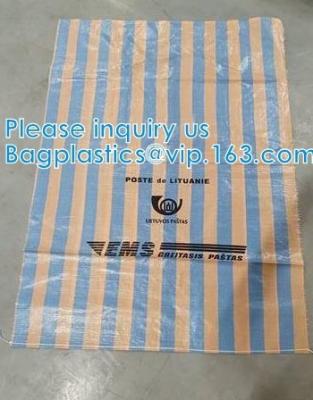 China Bolsos tejidos PP del poste del ccsme, anuncio publicitario que envía los bolsos postales, bolsos enormes de la válvula del almacenamiento del vacío del lazo, bolso a granel 100% de la Virgen en venta