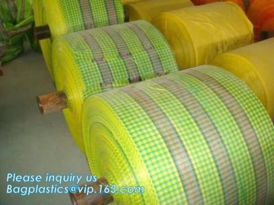 China telas tejidas y rollos tejidos fabrics/pp tejidos sacks/pp, rollo tubular tejido pp industrial f del polipropileno del uso de la agricultura en venta