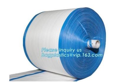 China PP Woven Anti-UV Agricultural Fabric,Tubular, Fabric In Rolls For Pp Bags, Making laminated Polypropylene 25kg 50k for sale