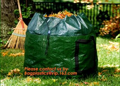 China Bolso que cultiva un huerto reutilizable con el estallido encima del bolso, estallido de la tapa encima de los bolsos para la hoja, bolsos del jardín, bolso que cultiva un huerto resistente reutilizable del jardín en venta