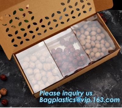 China caja de empaquetado de la nuez de papel, perno acanalado y caja de empaquetado de la nuez, caja de regalo de papel de Kraft con el levantar claro de la ventana del pvc para el Ca en venta