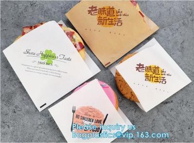 China La bolsa de papel del abrigo para la venta al por mayor bien escogida multicolora del bocado/de los alimentos de preparación rápida, PE impreso cubrió las hojas de papel del acondicionamiento de los alimentos y B de papel en venta