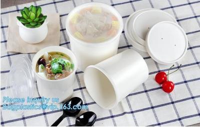 China La taza del Libro Blanco para la aduana disponible del helado imprimió el cuenco de sopa de papel, taza de papel de Kraft/taza caliente de papel de la sopa de los alimentos de preparación rápida en venta