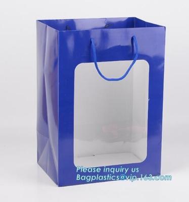 China bolsa de papel de lujo del ultramarinos del portador del bolso de ultramarinos del bolso que hace compras, bolso de compras de papel reciclado de la bolsa de las señoras de lujo para el coágulo en venta