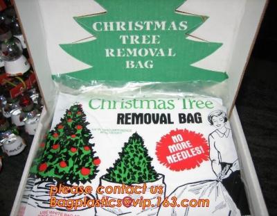 China Bolso adornado artificial del árbol de la Navidad impermeable grande del retiro de la promoción, 10 pies del árbol de navidad del retiro del regalo de packag de los bolsos en venta