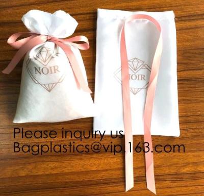 China El SATÉN EMPAQUETA las bolsas sedosas del lazo del favor de partido para los regalos de bodas joyería, boda. Bolsas del regalo. Grande para los días de fiesta en venta