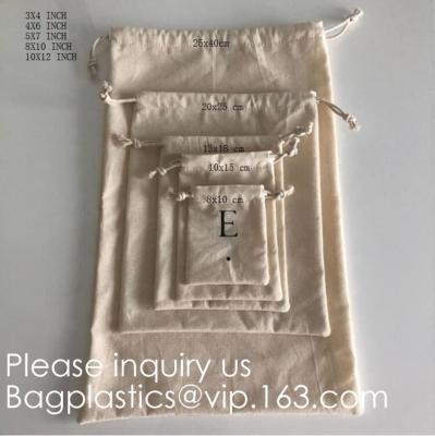 China Bolsos de ultramarinos reutilizables del algodón, bolsos de la producción, bolsa de la joyería, bolsos de la elaboración de la cerveza de la muselina, bolsos de lino de la bolsita, bolsos de la especia, la Navidad en venta