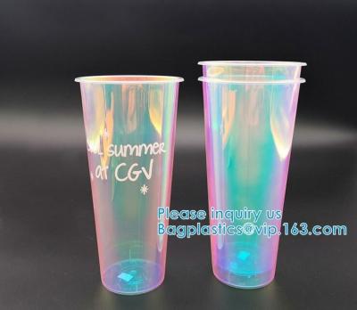 China Glitter Water Cup Creative Straw Cup Gift Home Office Double Layer Heat Cold Insulation Eco-Friendly Milk Shake Smoothie for sale