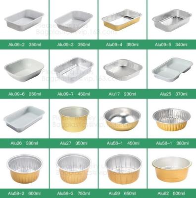 China Pizza disponible del papel de aluminio de la microonda que cuece Tray Pans Container Sizes, Pan Box Trays Takeaway Container, la cocina y B en venta