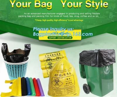 China Trazador de líneas extrafuerte del bote de basura del bolso del compartimiento del bolso de basura del bolso de basura, bolsos de basura disponibles de la cocina, bolsos de basura plásticos durables en venta