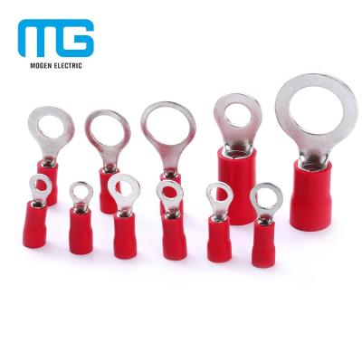 China RV Copper Series Ring Copper Electrical Insulated Terminal for sale