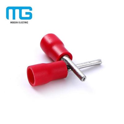 China Insulated Wire Connecting Solder Sewing Pin Terminals PTV2-10 For Quick Crimp Electrical Terminal Connectors for sale