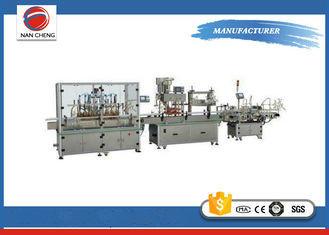 China Stainless Steel Rotary Auto Oil Filling Machine PLC Control High Performance for sale