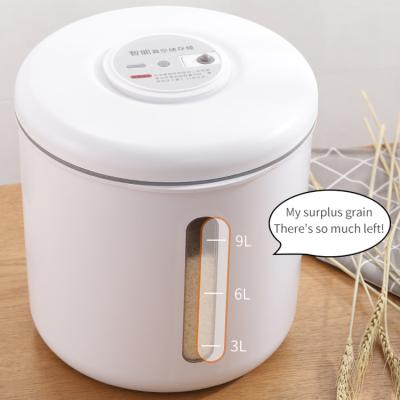 China Car Rice Storage Bin Cereal Container Dispenser with BPA Free + Airtight Design - 13L Rice Capacity Perfect for Rice Cooker for sale